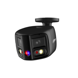 Dahua Dahua IPC-PFW3849SP, câmera de rede bullet de lente dupla WizSense 8Mp Tioc 180° preta