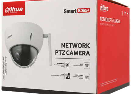 Dahua Dahua IPC-SD22404DB-GNY-W, mini dôme PTZ PoE 4 mégapixels WiFi