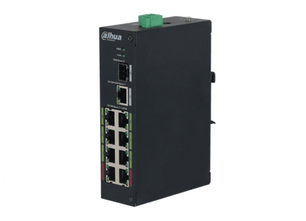 Dahua Dahua LR2110-8ET-120-V2, 8x switch PoE (120W), 1x Uplink, 1x SFP