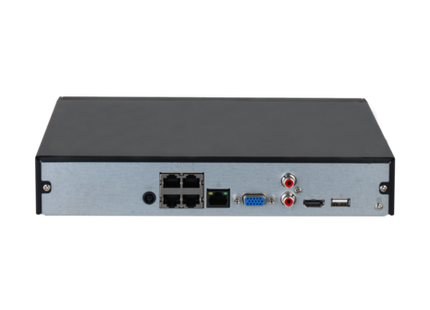Dahua Dahua NVR2104HS-P-4KS3, NVR compacto de 4 canales, Ultra HD, PoE
