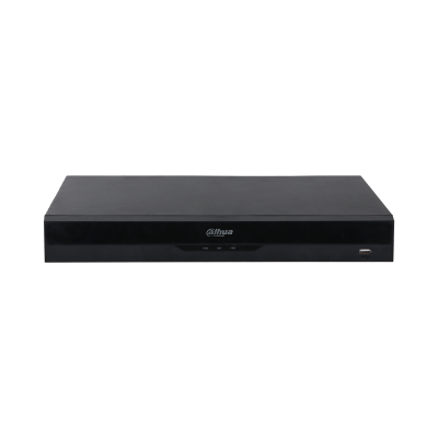 Dahua Dahua NVR4204-P-EI, 4x PoE, 2x SATA, senza memoria, max. 4 telecamere IP Nere
