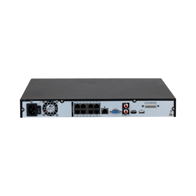 Dahua Dahua NVR4208-8P-EI, 8x PoE, sem armazenamento, adequado para 8 câmeras IP
