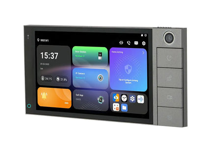 Dahua SCP3024B-CBZ, estación interior con Android 14, pantalla táctil IPS de 7" y módulo de cámara, empotrable