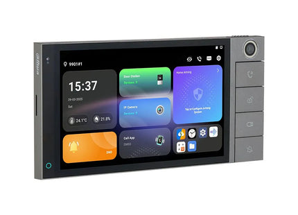 Dahua SCP3024B-CBZ, estación interior con Android 14, pantalla táctil IPS de 7" y módulo de cámara, empotrable