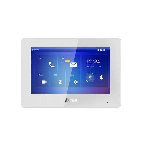 Dahua Dahua VTH5422HW Video Intercom 7" binnenpost PoE en 2-Draads