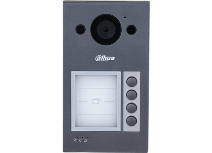 Dahua Dahua VTO3311Q-WP, videoportero con 4 botones en la unidad exterior, PoE y WiFi con tecnología de proximidad
