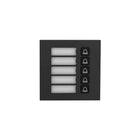 Dahua Dahua VTO4202FB-MB5 Pulsador de timbre de 5 botones, negro