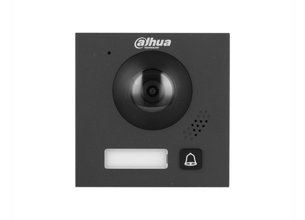 Dahua Dahua VTO4202FB-P1 Módulo principal da câmera de vídeo porteiro preto com 1 campainha