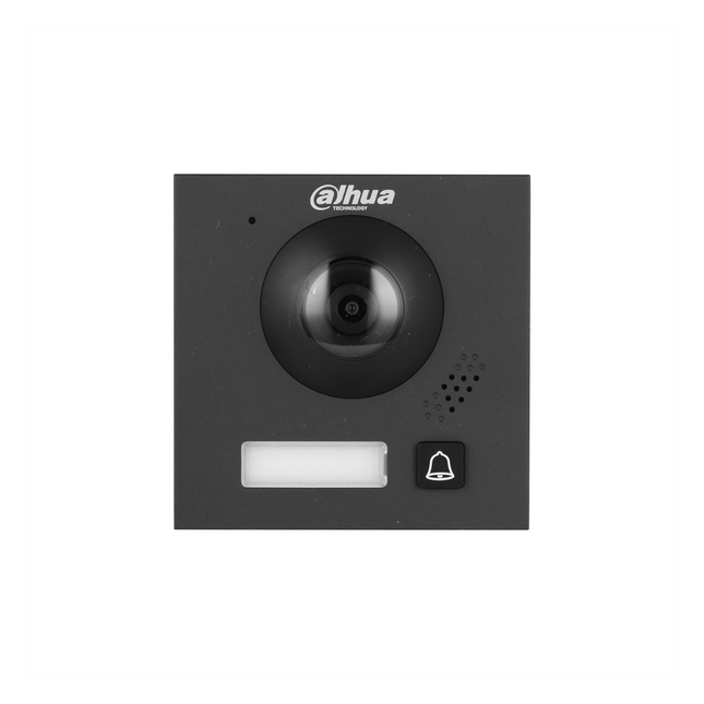 Dahua Dahua VTO4202FB-P1 Video Intercom Camera Hoofdmodule Zwart met 1 beldrukker