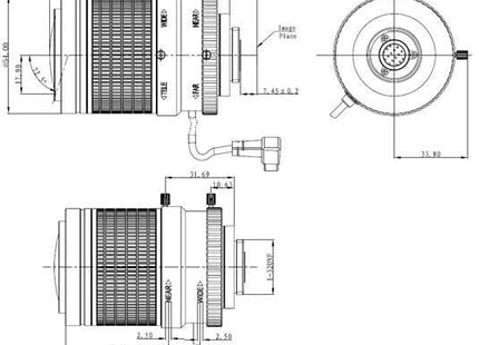 Dahua DH-PLZ20C0-D 4K 1/1.7" Varifocal 3.7-16mm