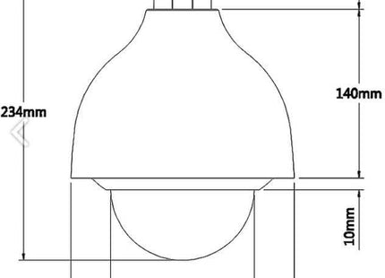 Dahua DH-SD40215-HC-LA, Starlight, Full HD PTZ camera, 2 mp, 5~75 mm optische 15x zoom, IP66