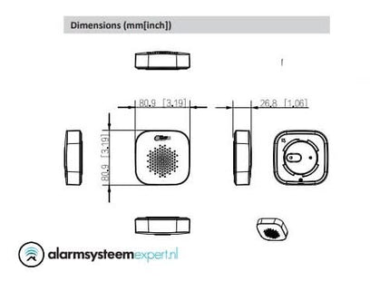 Dahua DHI-ARA12-W2(868) Draadloze Binnen Sirene