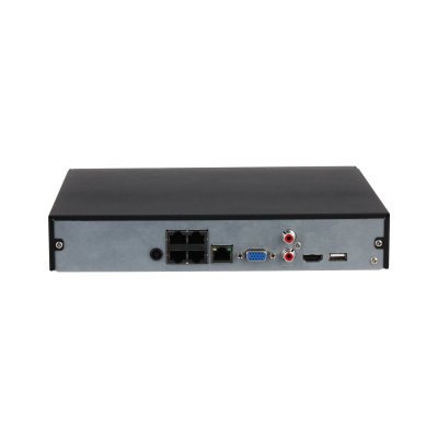 Dahua DHI-NVR4104HS-P-EI, WizSense compact NVR 4 kanaals DEMO