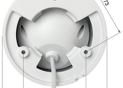 Dahua IPC-HDW2531RP-ZS Black 5MP WDR IR-Mini Dome camera varifocal lens, gemotorizeerd 2.7-13.5mm