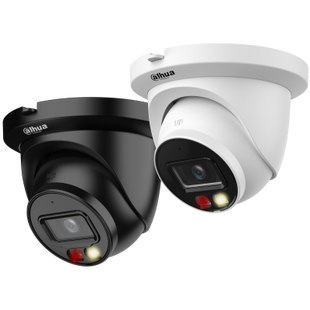 Dahua IPC-HDW2849TM-S-IL Zwart, 8MP Smart Dual Light Fixed-focal WizSense Eyeball