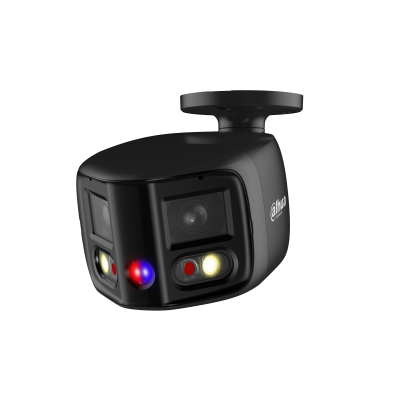 Dahua IPC-PFW3849SP, WizSense 8Mp Tioc Dual-Lens Bullet netwerkcamera 180° Zwart