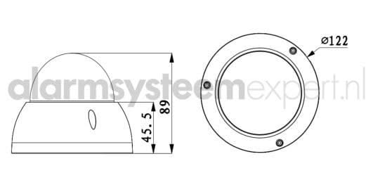Dahua IPC-SD22404DB-GNY, 4 Megapixel Mini PTZ PoE Dome