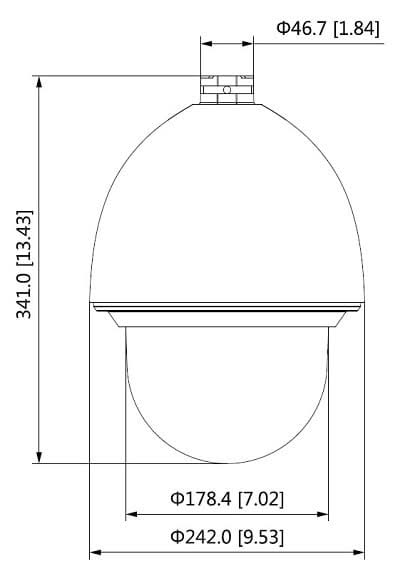 Dahua IPC-SD65F233XA-HNR 2MP 33x zoom PTZ AI Network Camera  Autotracking