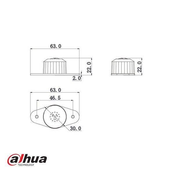 Dahua Microfoon t.b.v. IP camera