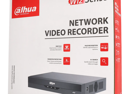 Dahua NVR2116HS-I2 1x LAN (Geen PoE) Geschikt voor 16 IP camera's, Slimme detectie met Wizsense