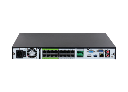 Dahua NVR5216-16HP-XI/Pro, 16x PoE, WizSeek, Acupick, zonder HDD's, AI NVR