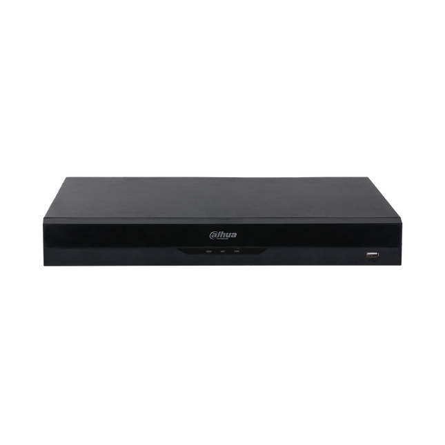 Dahua NVR5216-16P-EI, 16x PoE, Zonder Opslag, Geschikt voor 16 IP camera's