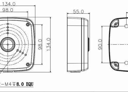 Dahua PFA122 montage box