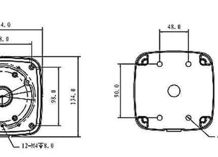 Dahua PFA123 montage box