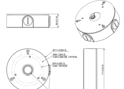 Dahua PFA13G montagebox