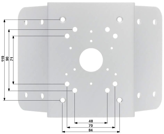 Dahua PFA151-B zwart hoekbeugel