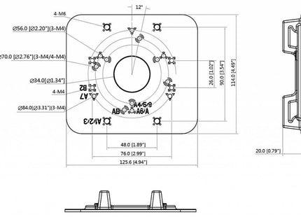 Dahua PFA152-E paal montage beugel