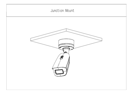 Dahua PFA5300R montagedoos Muur/montagedoos IP66