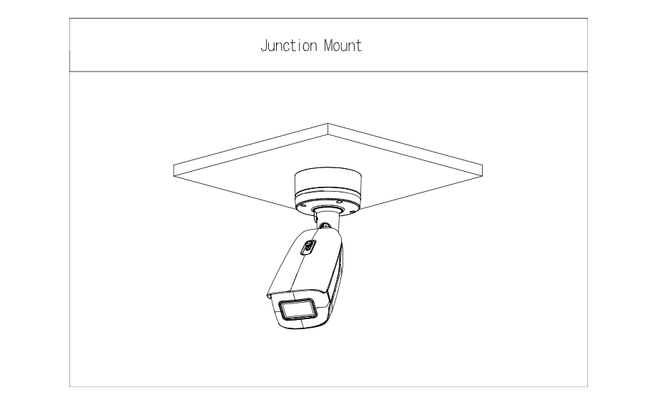 Dahua PFA5300R montagedoos Muur/montagedoos IP66