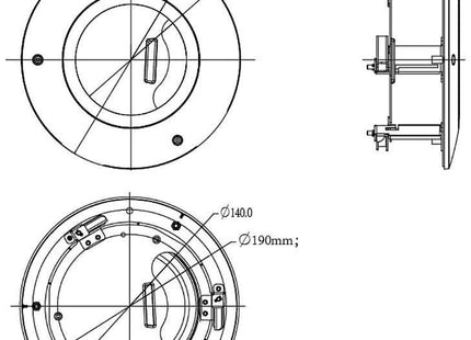 Dahua PFB201C, inbouwbracket