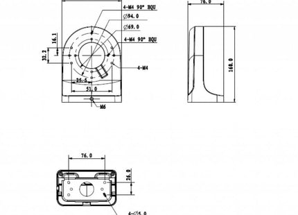 Dahua PFB205W Muursteun