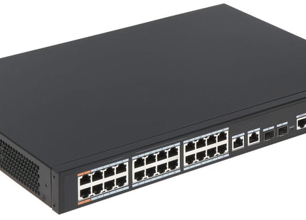 Dahua PFS4226-24ET-360,  24-port 100 Mbps + 2-port Gigabit PoE Switch, AANBIEDING