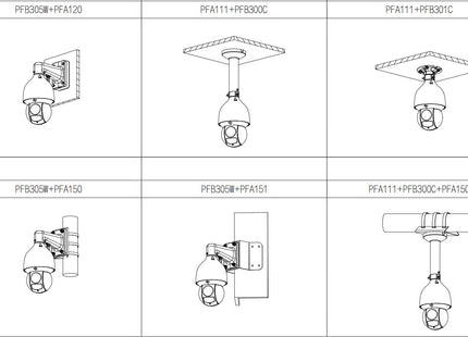 Dahua SD5A825GA-HNR 8MP Starlight PTZ Wizsense, autotracking,  25x optische zoom, incl. steun en voeding