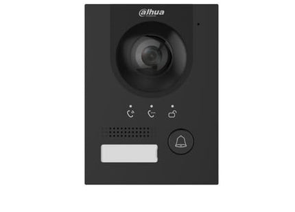 Dahua VTO2202F-P-S3 Zwart, buitenpost, IP en 2-draads, 160gr camera, PoE