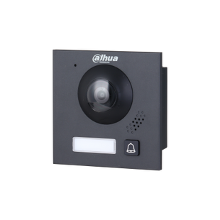 Dahua VTO4202FB-P1 Video Intercom Camera Hoofdmodule Zwart met 1 beldrukker
