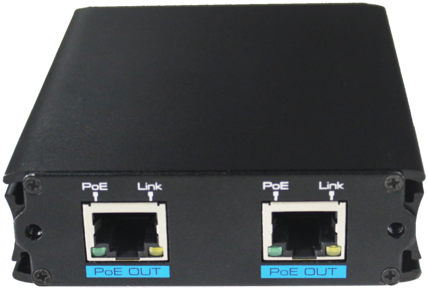 Elbac PoE splitter 1x input en 2x output