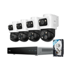 Eufy Beveiligingscamera set; PoE recorder met 4x S4 PTZ