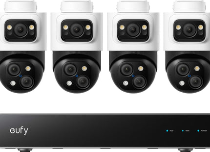Eufy Eufy Set telecamera di sicurezza; Registratore PoE con 4x S4 PTZ