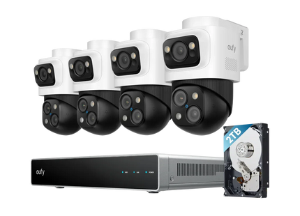 Eufy Eufy Set telecamera di sicurezza; Registratore PoE con 4x S4 PTZ