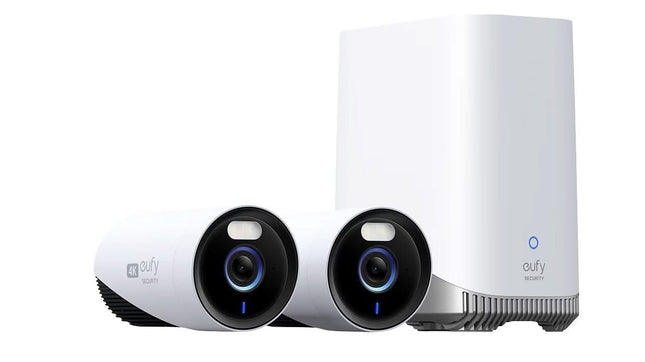Eufy Eufy E330 2-pack camera set (WIFI fixed power supply) with Homebase 3