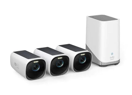 Eufy Eufy Eufycam E40 pack de 3 avec 3 caméras 2K sans fil et Homebase 3
