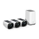 Eufy Eufy Eufycam E40 pack de 3 avec 3 caméras 2K sans fil et Homebase 3