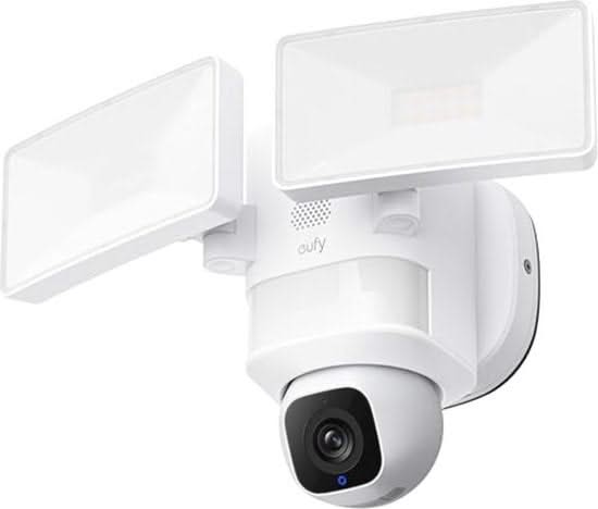 Eufy Eufy Floodlight Cam E30, telecamera WiFi Pan e Tilt con faretti