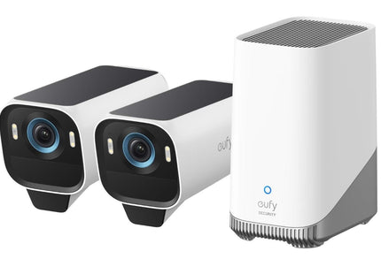 Eufy EufyCam S3 Pro, Duo Pack met HomeBase 3