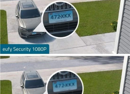 Eufy Floodlight Camera 2K, IP-beveiligingscamera, Buiten, Bedraad, Amazon Alexa & Google Assistant, 2500 lm, 5000 K