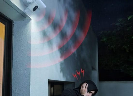 Eufy Floodlight Camera 2K, IP-beveiligingscamera, Buiten, Bedraad, Amazon Alexa & Google Assistant, 2500 lm, 5000 K